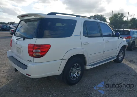 2004 Toyota Sequoia Limited V8 из США, поврежденный, VIN 5TDZT38A74S218324